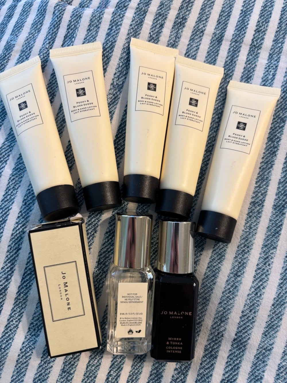 JO MALONE BUNDLE 8 pieces (travel size)